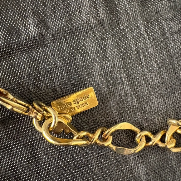 Kate Spade Black and Gold Chain Necklace - Picture 4 of 4